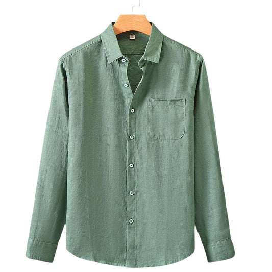 DAILIN - Linen Longsleeve Shirt